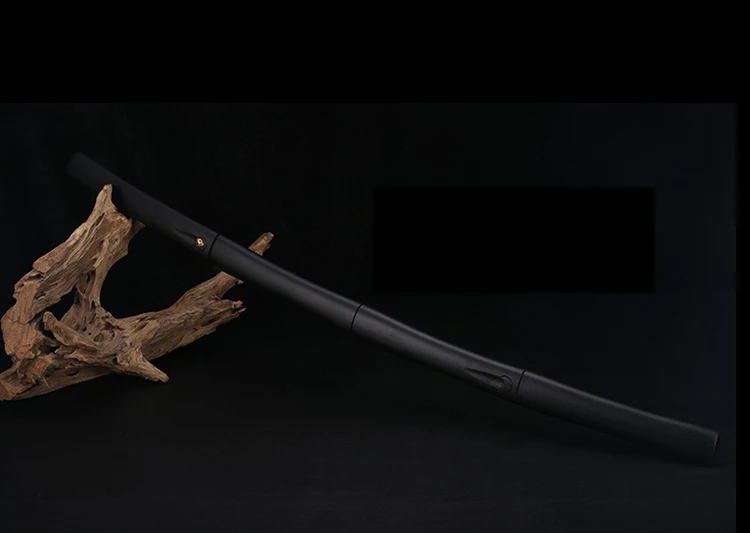 Меч ручной работы 1045 лезвие из углеродистой стали японский меч катана острый край Самурайские деревянные ножны не охранять резки 41 дюймов