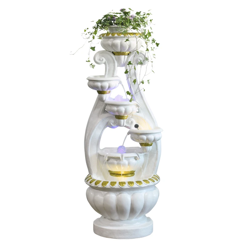 

TT, современный простой светильник водный фонтан в европейском стиле для гостиной, роскошный креативный водный плащ, украшение, HallwayFortuneLanding