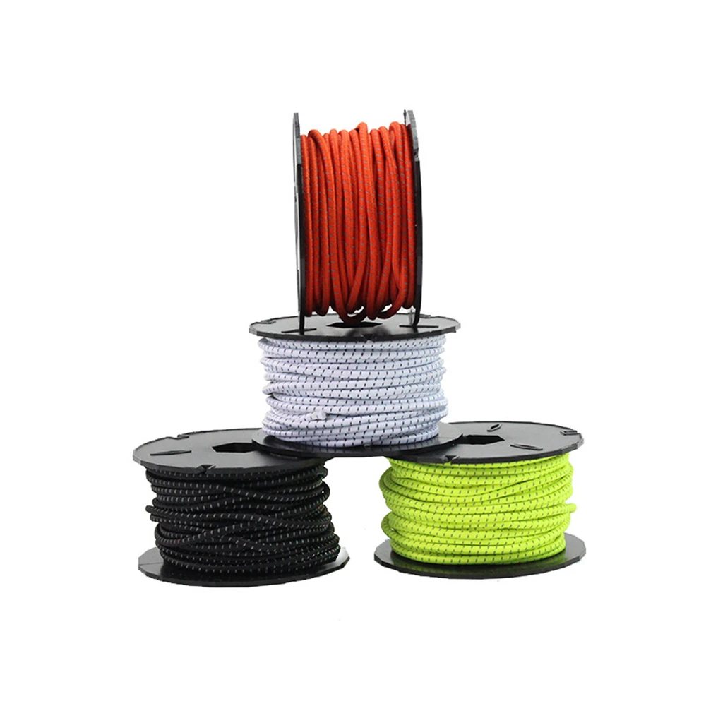 

Elastic Rope Bungee Cord Shock Stretch 15M String DIY Jewelry Making Outdoor Project Tent Kayak Boat Bag Luggage