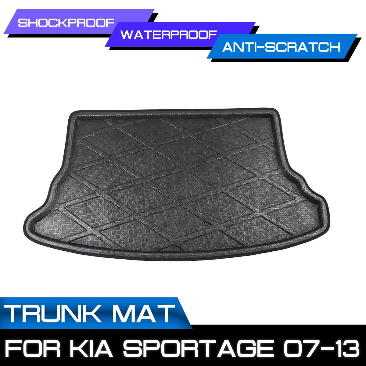 Для KIA Sportage 2007 2008 2009 2010 2011 2012 2013 автомобильный коврик ковер задний багажник анти