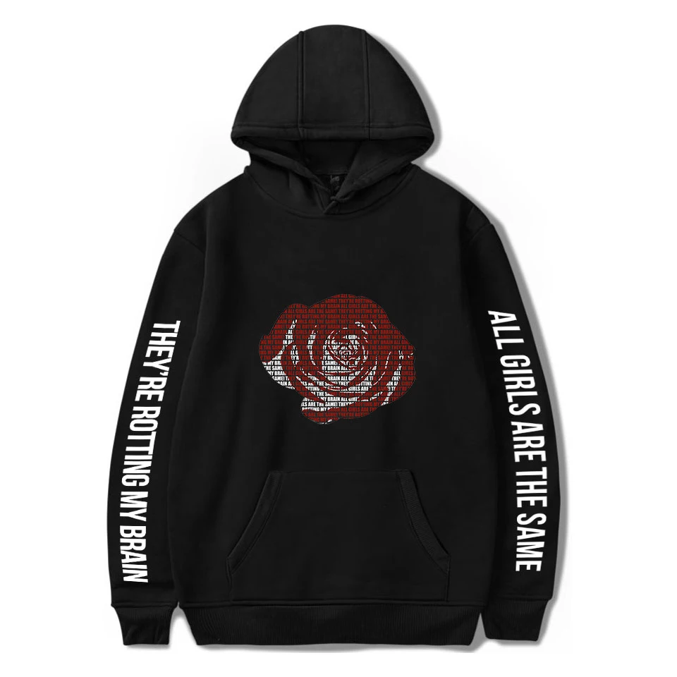 

rapper Juice Wrld Hoodies Men/Women 2021 Hot Fashion pop hip hop style youth cool rose Hooded Juice Wrld sweatshirt hoody coats