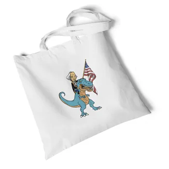 

2019 Women's Cartoon Animal Print Canvas Bag Large Student Handbags Casual Female Shopping Bags Simple Lady Shoulder Bags