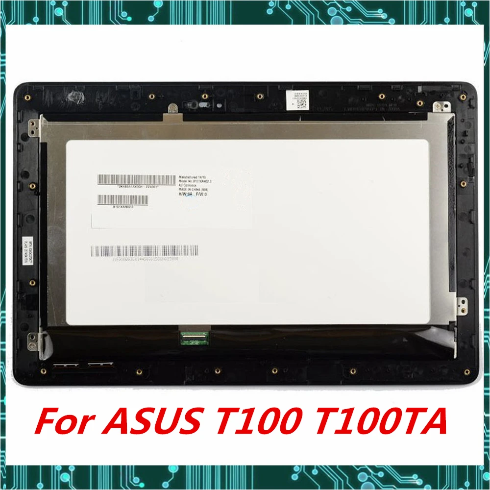 10 1 &quotдля ASUS T100 T100TA сенсорный ЖК-экран в сборе с рамкой протестирована |
