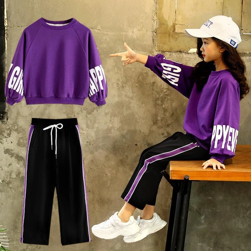 purple and black clothes