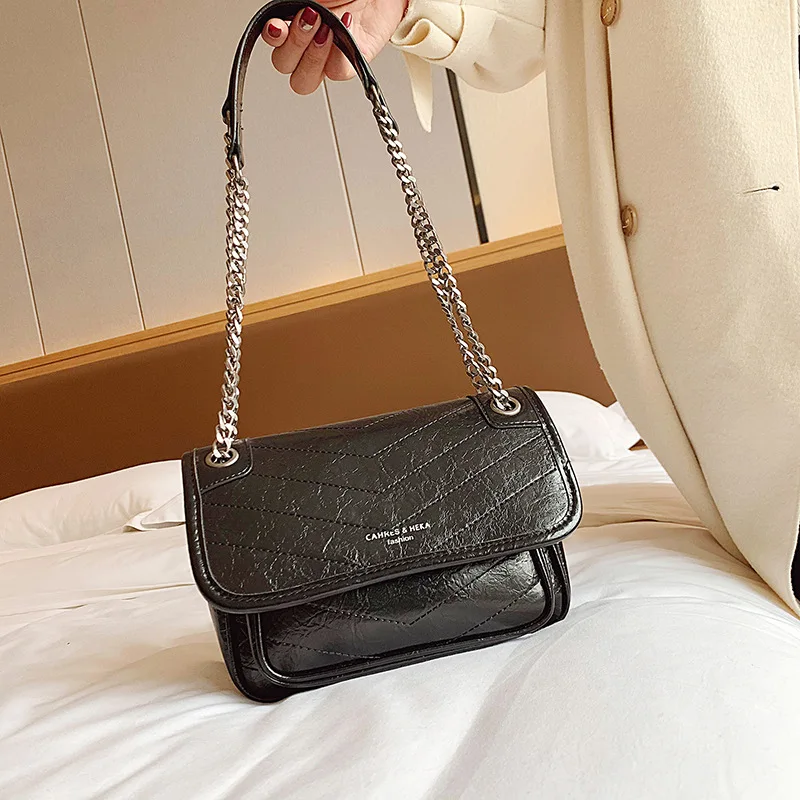 

High Grade Sense Bag WOMEN'S Bag New Style Fashion Shoulder Shoulder Autumn And Winter Versatile Glorious Messenger Bag Chain Ho