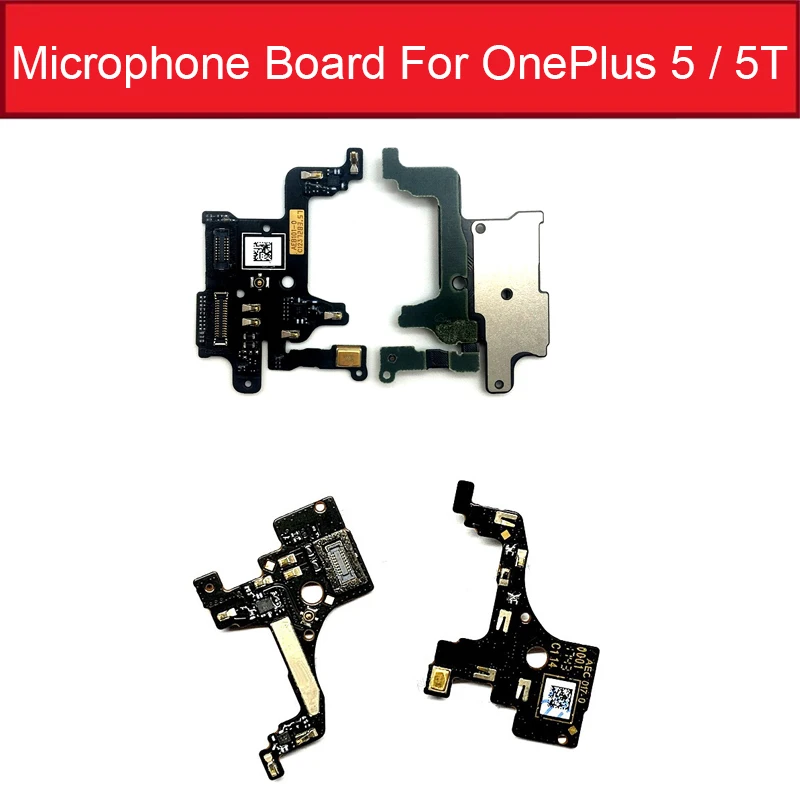 Гибкий микрофонный кабель для Oneplus 1+ 5 5t A5000 A5010 микрофонный разъем PCB гибкий ленточный запасные части высокого качества