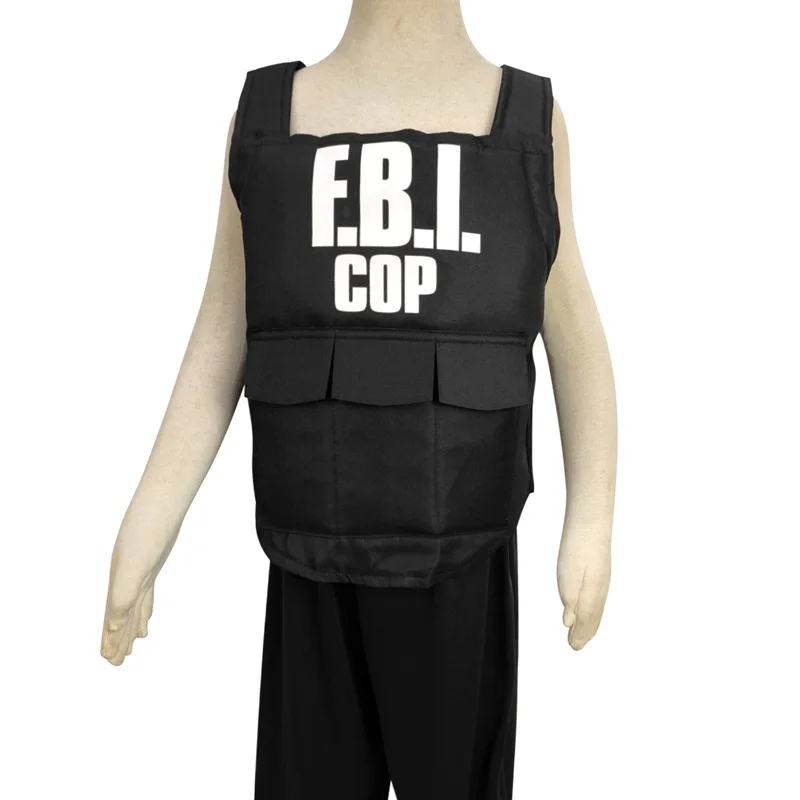 Cosplay&ware Agent Police Uniform Vest & Helmet Costume Fancy Dress Outfit 3-9years Children -Zentai shop online Hb4544d56bbd2483e8c4a13c5b260d922k.jpg