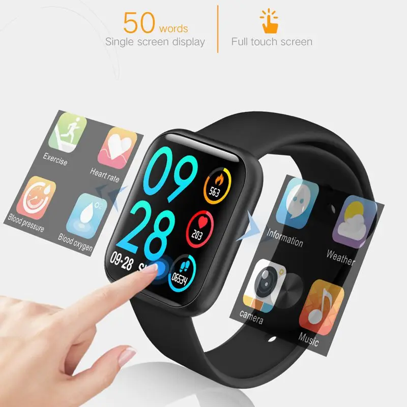 P70 Smart Wristband Waterproof And Moisture proof Smart Watch Bracelet Womens Heart Rate Monitor Exercise Activity Track Band
