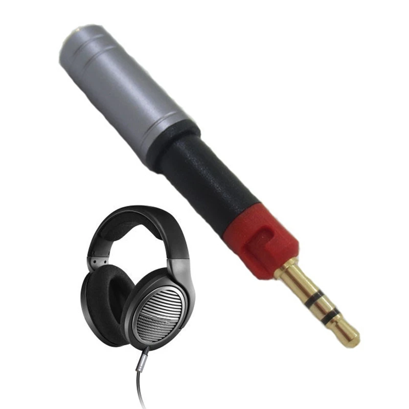 1 шт. 3 5 мм адаптеру головного телефона Разъем конвертер для Audio-Technica ATH-M70X M40X M50X M60X