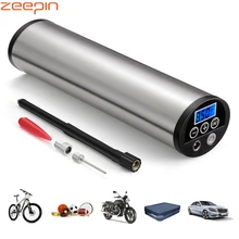 150PSI Mini Inflator Electric Portable Car Bicycle Bike Pump Electric Auto Air Compressor Bicycle Pumps EU PLUG with LCD Display