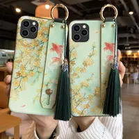 kawaii blossom phone case with holder