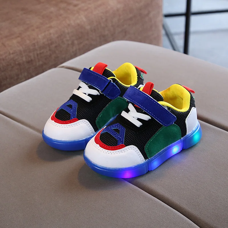 

2019 Spring And Autumn New Style Light-up Children Shoes LED Light Included Men And Women CHILDREN'S Casual Shoes Light Shoes Ko