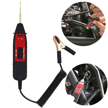 

ADigital Car Electric Voltage Tester Circuit Detector Voltage Test Pen LED Testing Lamp LCD Display