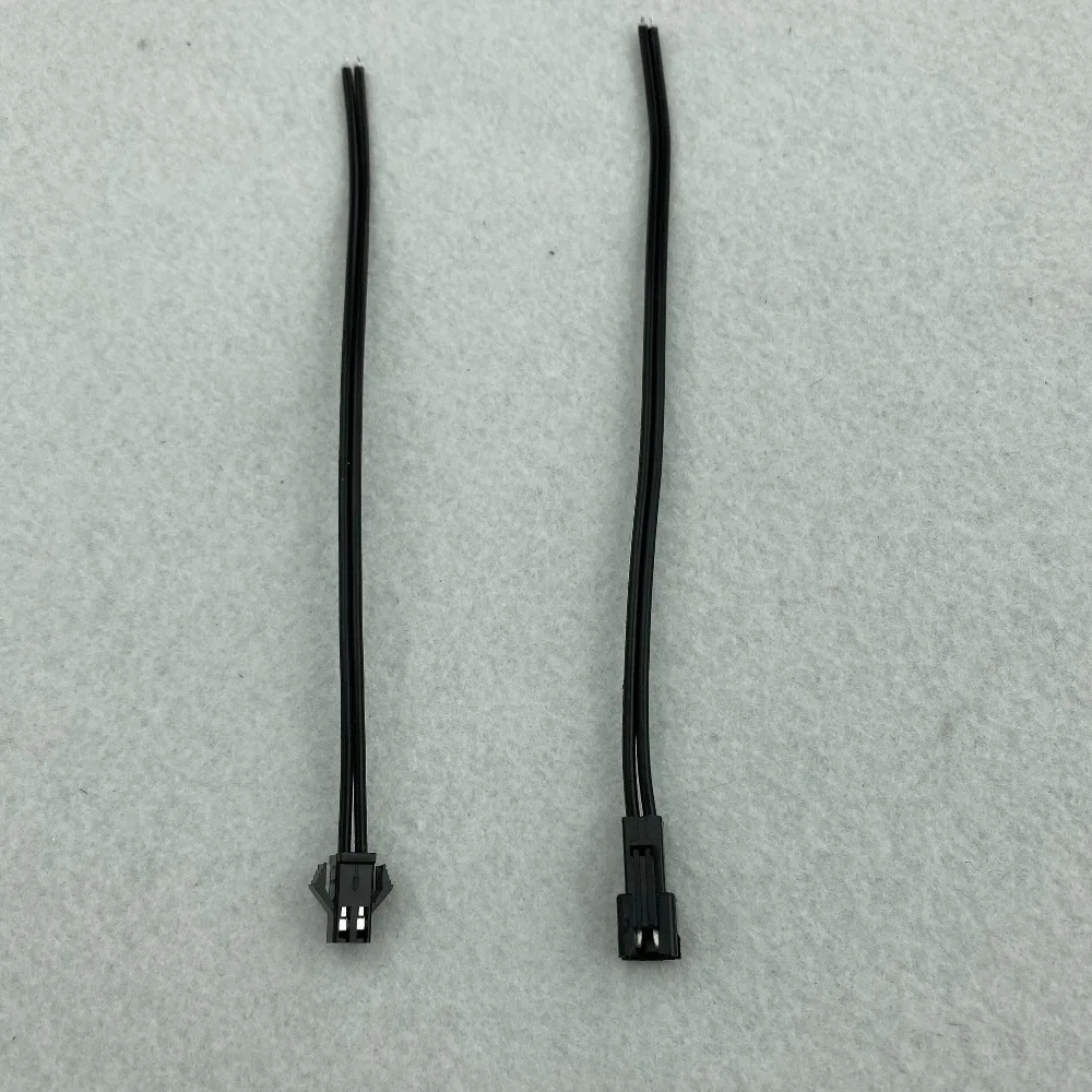 2pin/3pin/4pin JST/SM вилка и гнездо(папа и мама), с 15 см длиной провода каждый, 20AWG провод; все черные провода