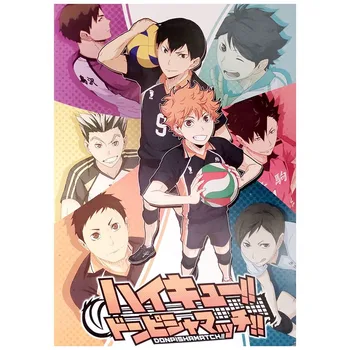 

Anime Volleyball Boy Digital Paint Haikyuu Japan Style Cartoon Poster Modular Painting Anime Posters