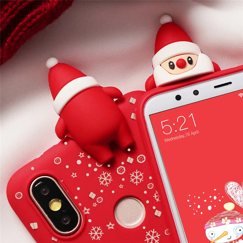 Рождественская Кукла чехол для телефона рождественский Крышка для Coque Xiaomi mi CC9e CC9 9 8 A1 A2 5X 6X Lite Red mi Примечание iPhone 7 6 Plus 5 iPad Pro S2 чехол Funda задняя крышка