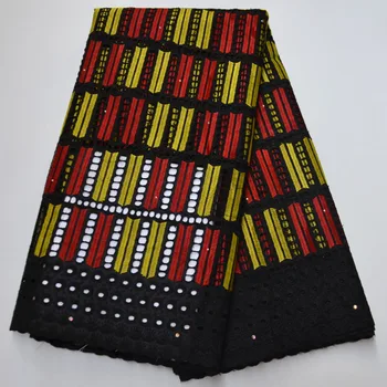 

2020 High Quality Cotton Lace African Swiss Voile Lace Fabric Stones Embroidery Swiss Voile Lace In Switzerland TF23-8