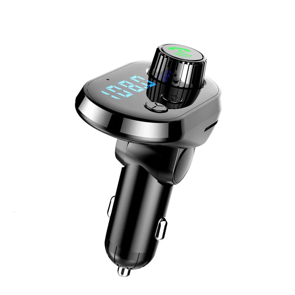 New Car Mp3 Player One For Three Car Charger Car Hands-free Receiver Fm Launch Intelligent Fast Charging Player Free Shipping