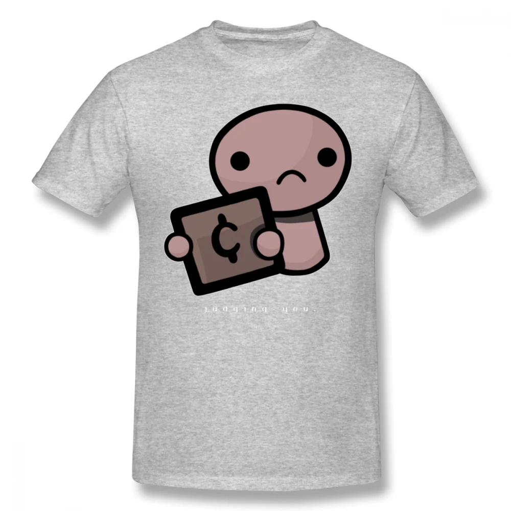 Футболка с надписью «The Binding Of Isaac», футболка с фоном, негабаритная уличная футболка, забавная графическая Мужская футболка