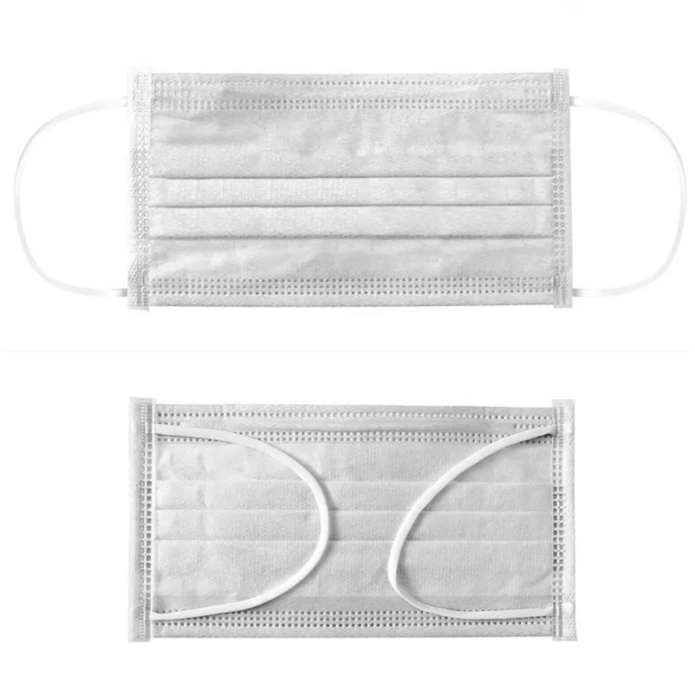 

Mask 50/100pcs Disposable Prevent Flu Infection 3layer Filter Mask Protection Antibacterial And Disposable masks