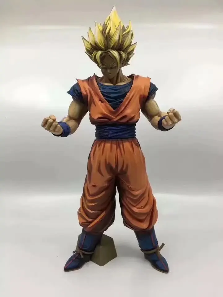 

Ollie Anime Dragon Ball Gros Super Saiyan People Second Element Cartoon Color Goku Boxed Garage Kit