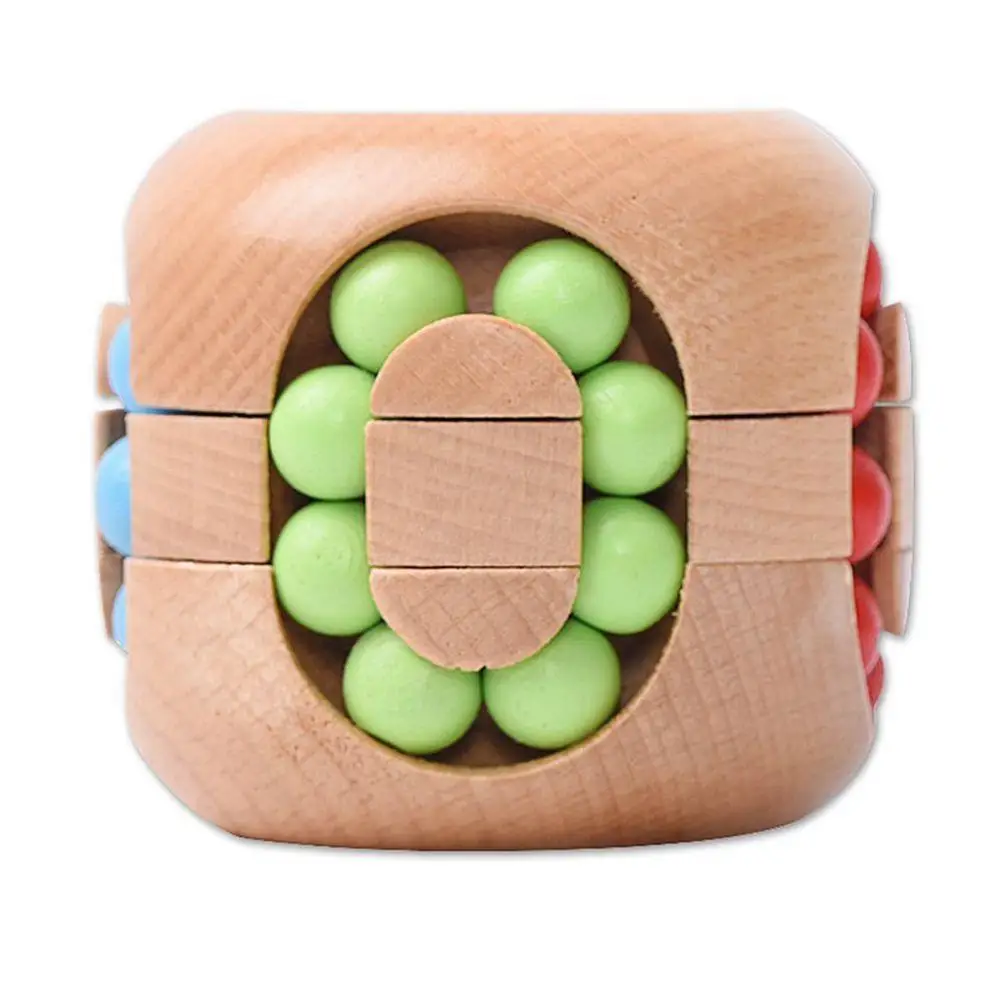 Hamburger Shaped IQ 3D Wooden Brain Teaser Puzzles Game for Adults Children