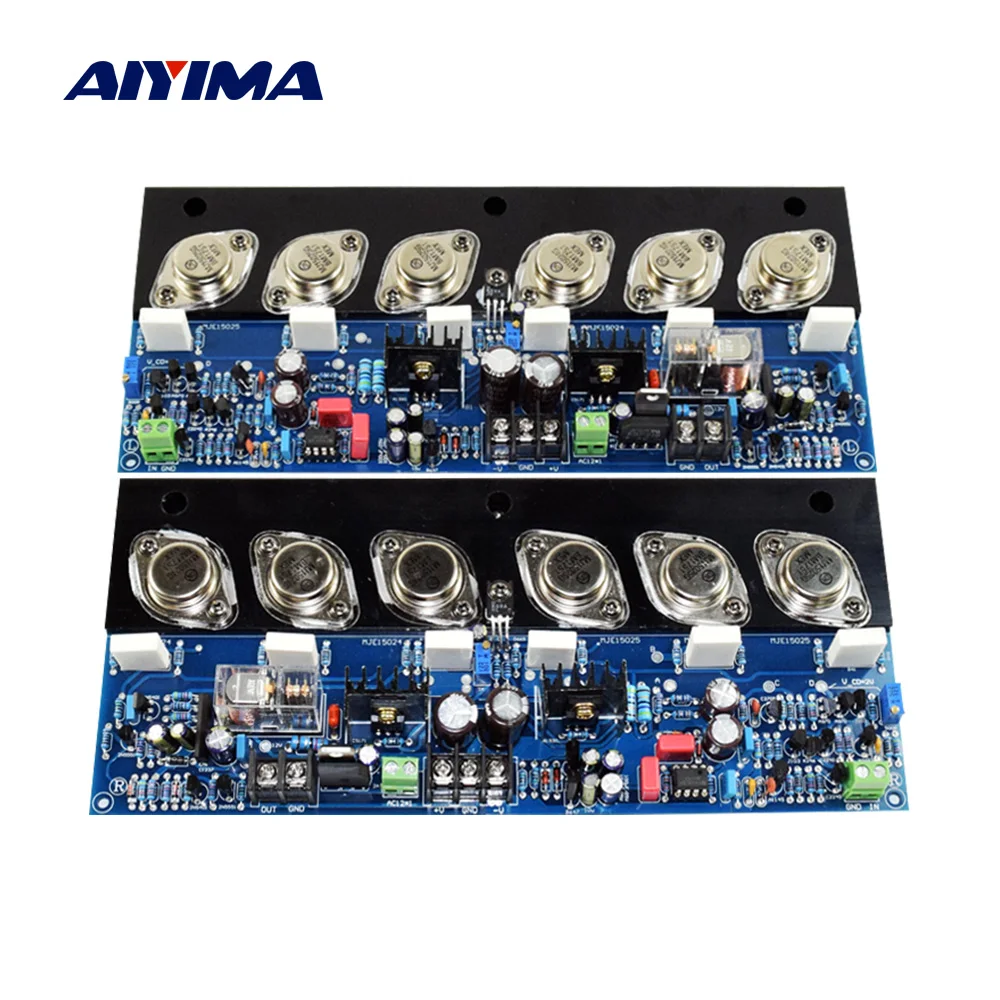 AIYIMA 2 шт. высокомощный домашний усилитель HIFI 60Wx2 Mini Amp E405 Золотая герметичная