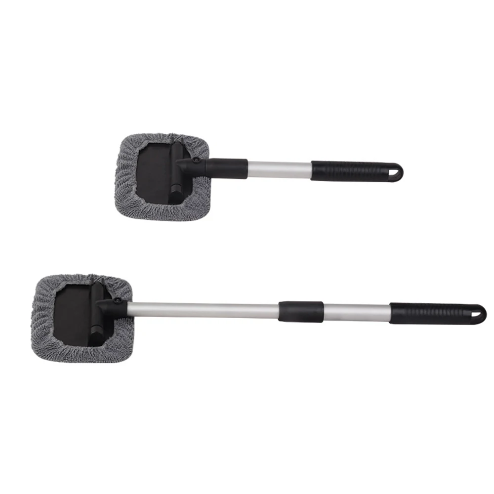 

Car Front Windshield glass Defogging Brush Water Flow Windows Squeegee Telescoping Handle Foam Car Care Tool