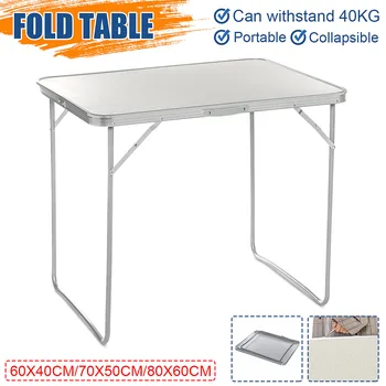 

3 Size Portable Table Foldable Computer Bed Table Folding Camping Desk Traveling Outdoor Picnic Aluminum Alloy Folding Desk