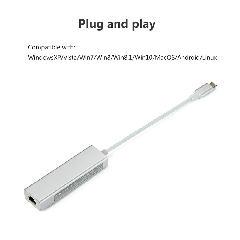 10/100/1000 Мбит/с Тип C к RJ45 USB 3,0 сетевая карта USB C Gigabit Ethernet сетевой адаптер для Macbook Pro samsung S10 S9 S8