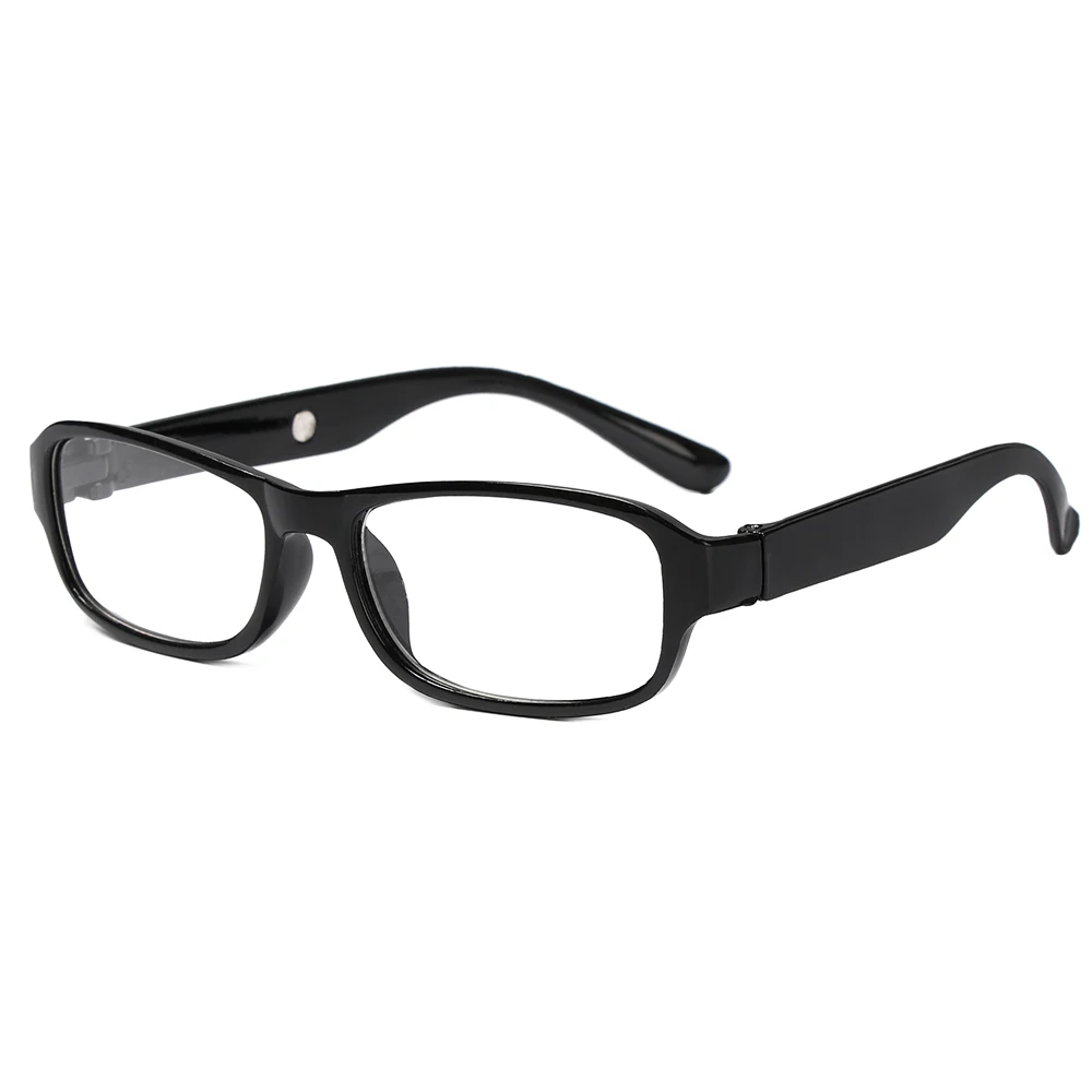 1 шт., квадратные Магнитные очки унисекс для чтения, женские и мужские магнитные очки для дальнозоркости, увеличительные очки, Уход За Зрением+ 1,0~+ 4,0 - Цвет оправы: black