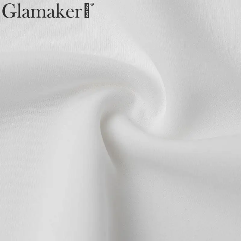 Glamaker вязаный цельный костюм длинное платье женское лоскутное прозрачное Сетчатое Расшитое бисером пикантное платье с разрезом осеннее зимнее платье