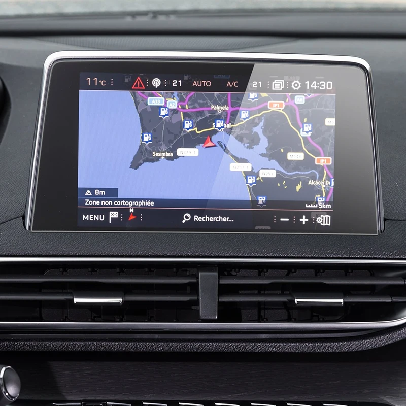 233*133 мм Автомобильный gps навигационный экран стекло сталь защитная пленка для peugeot 3008 4008 5008