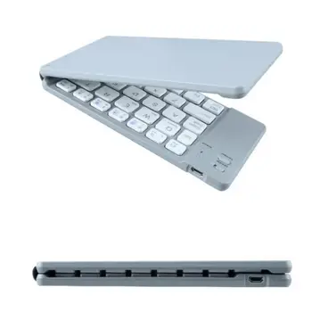 

Mini Light-Handy Russian/English Bluetooth Folding Keyboard,Foldable Wireless Keypad For IOS/Android/Windows Ipad Tablet Phone