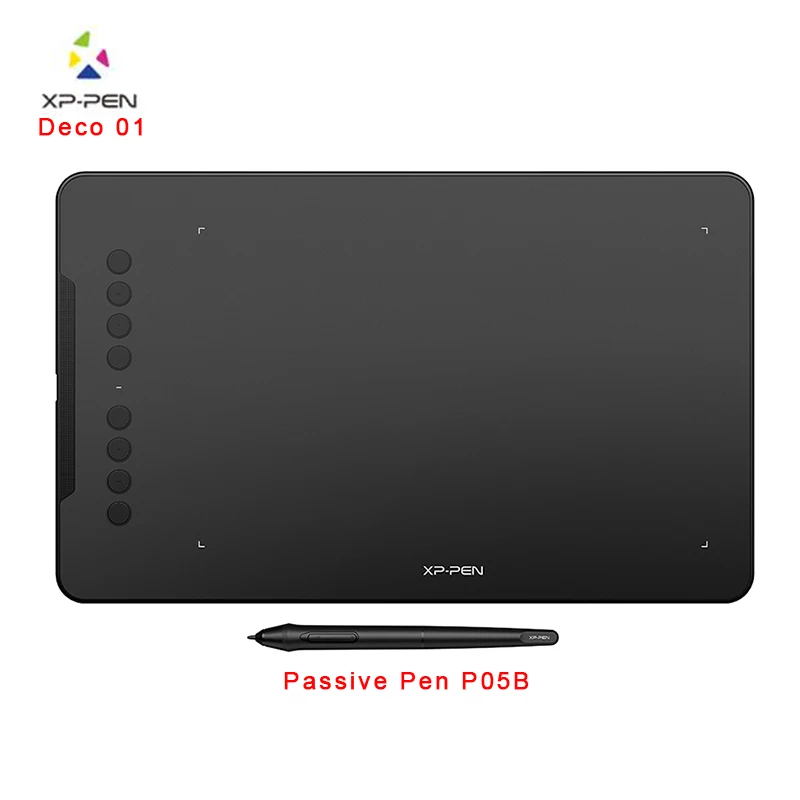 Графический планшет XP Pen Deco 01 8192 уровней графический цифровой для рисования доска
