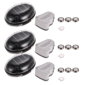

Double-Multiple 30X/60X Handheld Loupe Magnifier with LED Light Metal Frame Acrylic Magnifying Glasses for Jewelry Gems Coins