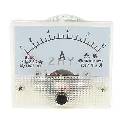 

AC 0-10A Current Range Analog Panel Meter Ammeter 85L1