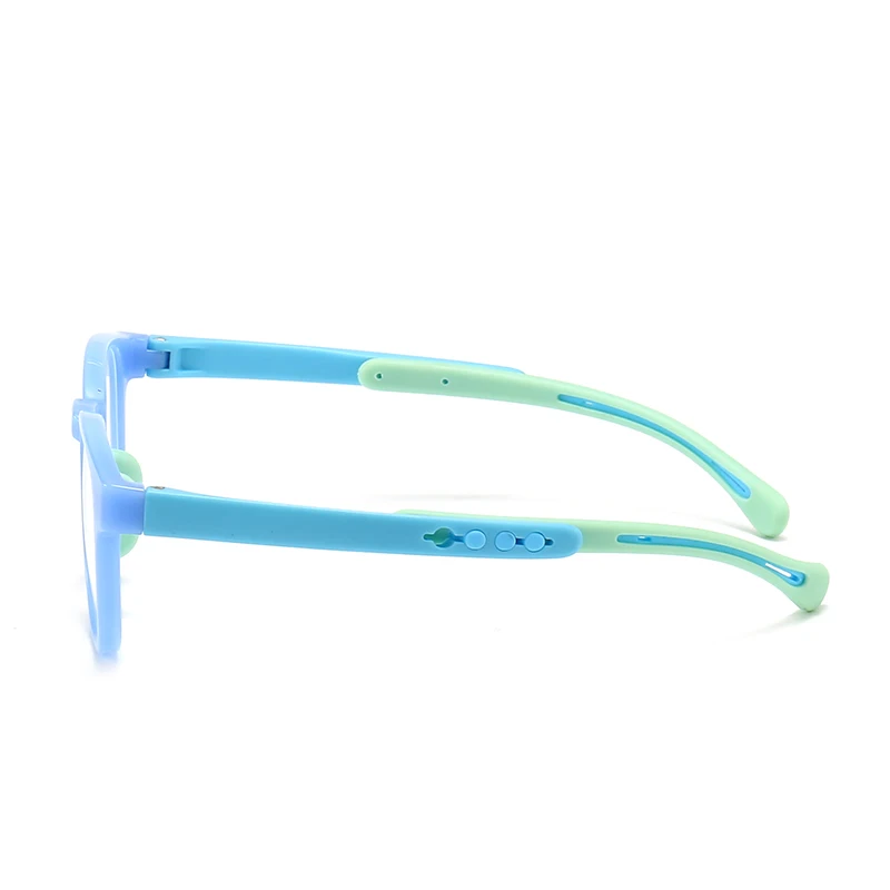 Round Frame Kid Anti-Blue Light Glasses TR90 Retro Ultra Light Eyeglasses Flat Mirror Boy Girl Class Glasses Frame Goggles 4