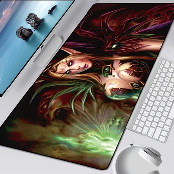 

800x300mm WOW Mouse pad Speed Locking Edge Large Natural Rubber Waterproof Game Desk Keyboad Mat for World of Warcraft Computer
