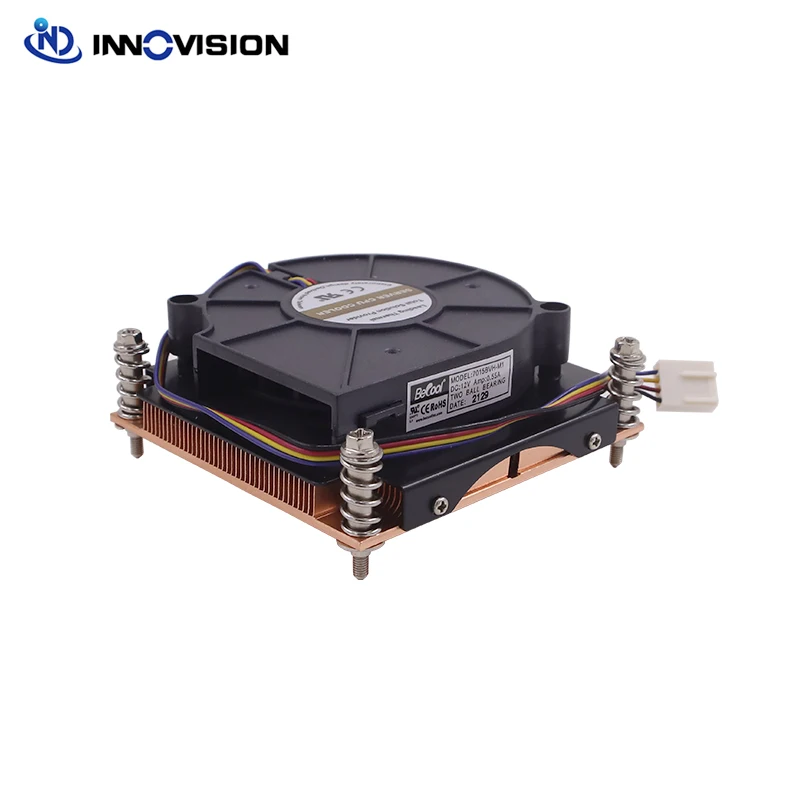 Dissipador de Calor Ativo com Ventilador de Alta Velocidade 1u Cpu Cooler Novo Lga1200 Lga1150 1151 1155 1156 1200