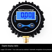 Balight 1/4 1/8, характеристики резьбы, ЖК-цифровой манометр для шин, авто, мотоциклетная шина, воздушный PSI метр для автомобиля, мотоцикла