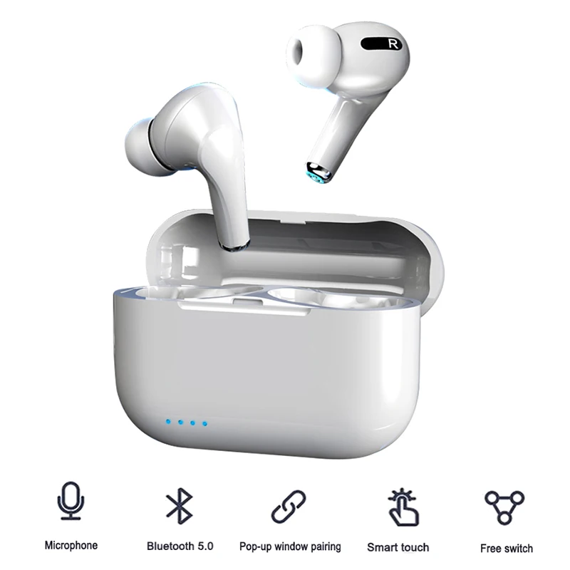 bluetooth earphone wireless headphones noise canceling tws earbuds mini headset gamer with microphone sport earphones for iphone