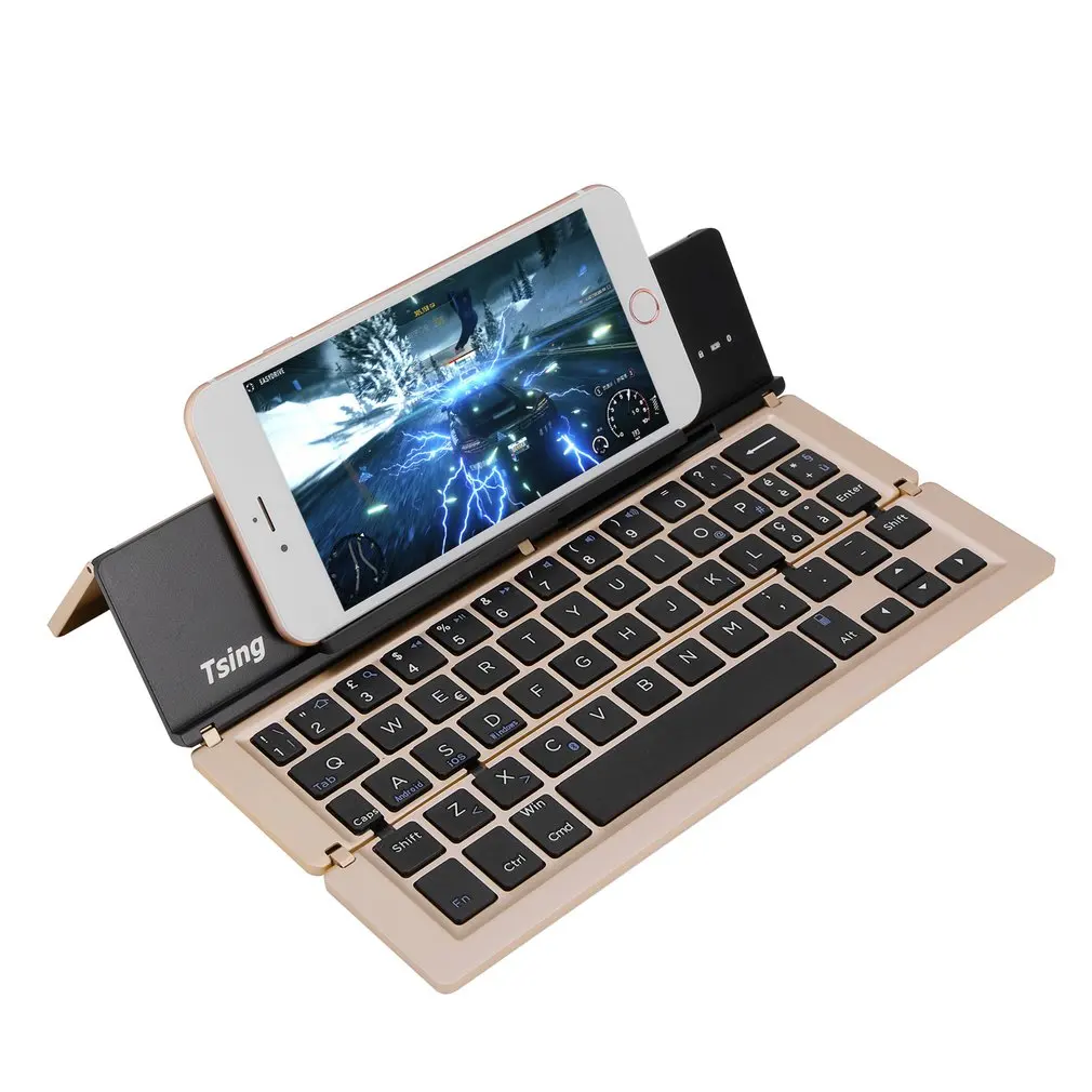 

F18 Portable Metal Moonlight Box Keyboard Multi-Device Keyboard For Computers For Android For iOS Tablets