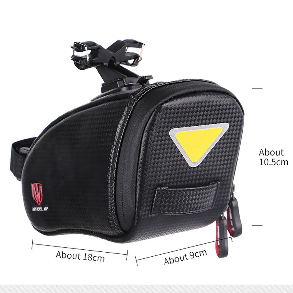 Waterproof Outdoor Bike Saddle Bag Nylon Bicycle Under Seat Rear Storage Tail Pouch Waterproof MTB Mountain Bike Back Tail Bag