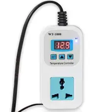WT-1000 умный цифровой холодильник термостат переключатель управление Лер розетка отопление или охлаждение управление прямой выход мощность