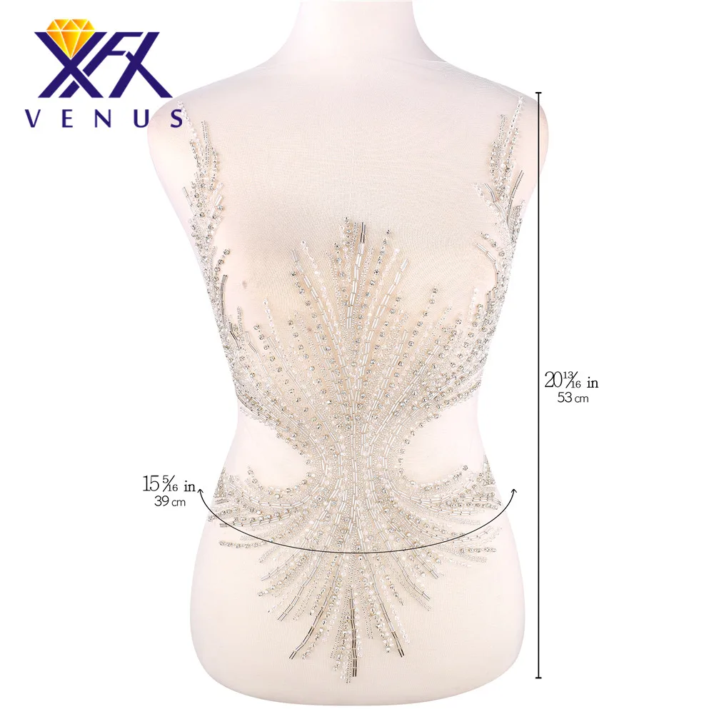

Свадебное платье XFX VENUS, 1 шт., стразы, стразы, вышивка бисером, лиф, отделка кружевом