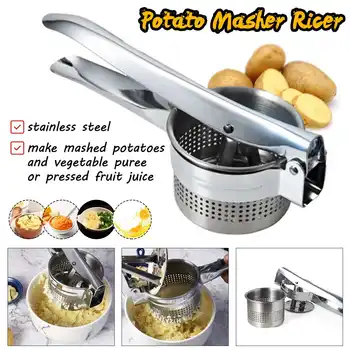 

Mashed Potato Machine Stainless Steel For Potato Fruit Vegetable Juicer Presser Potato Mashers Ricers Kitchen Cooking Tools