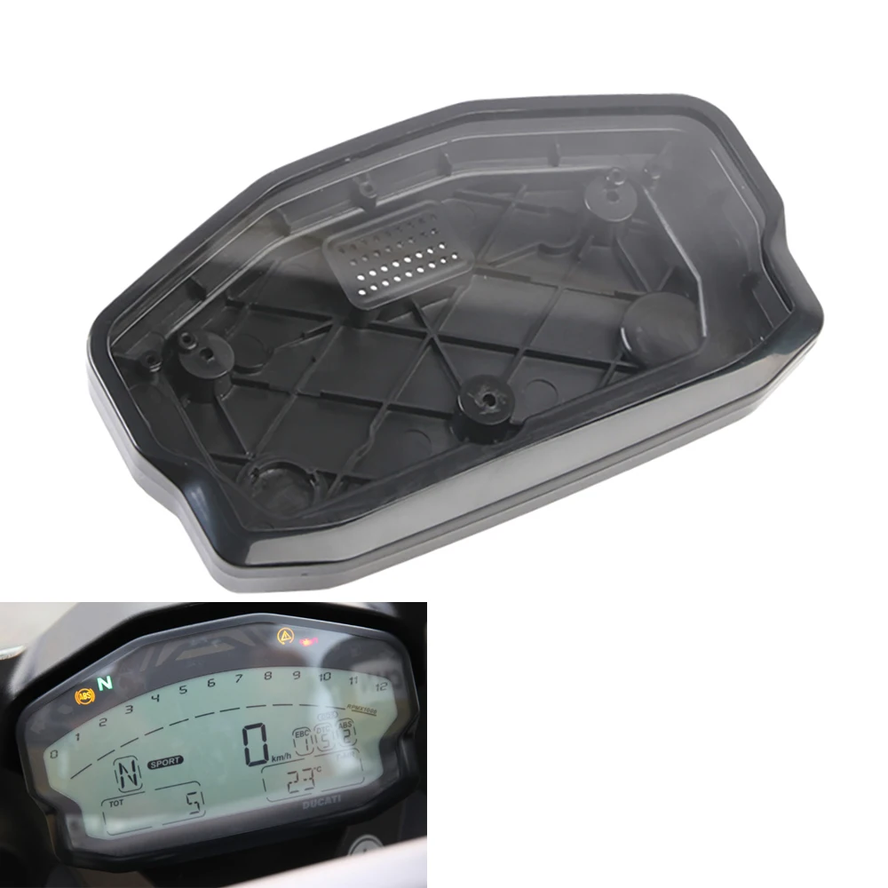 

Instrument Cover For Ducati 848 959 899 1299 1198 1199 Panigale ABS Plastic Speedometer Case Odometer Gauge Tachometer Housing