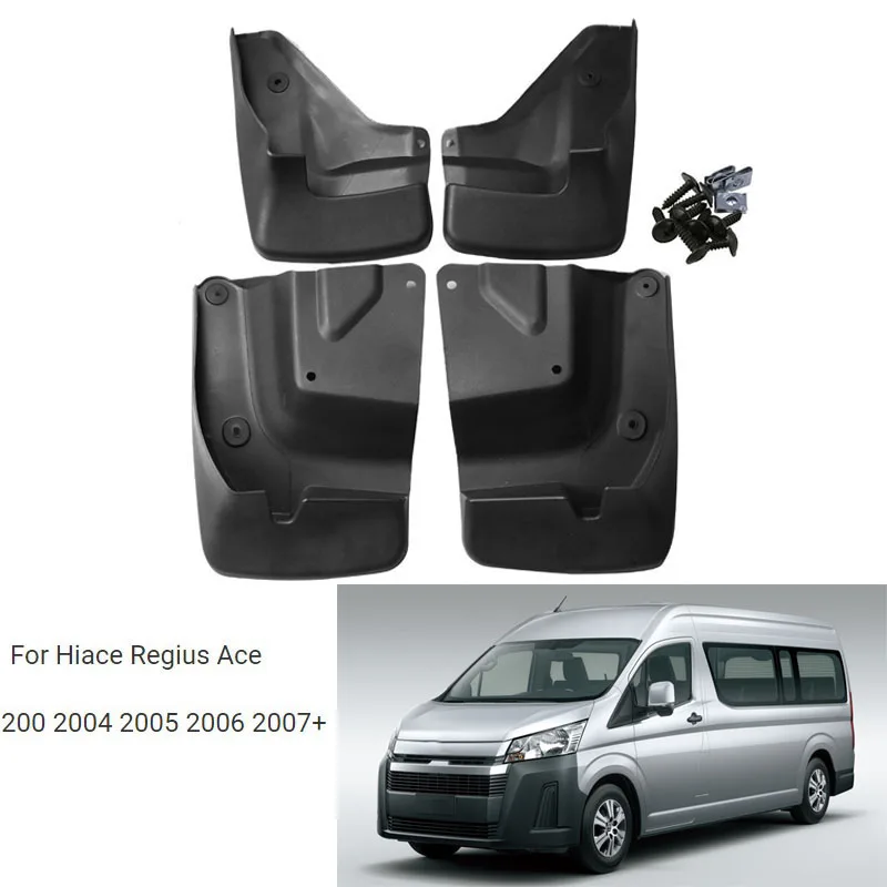 4 шт автомобильные аксессуары брызговик для toyota Hiace Regius Ace 200 2004 2005 2006 2007 + Fender