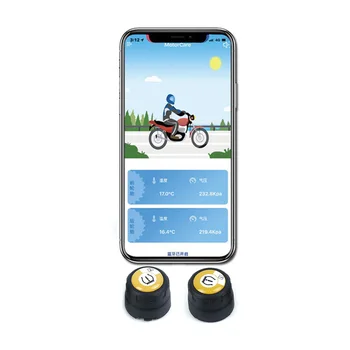 

ABS Tire pressure monitor Measurement Wireless Bluetooth Waterproof Wheels